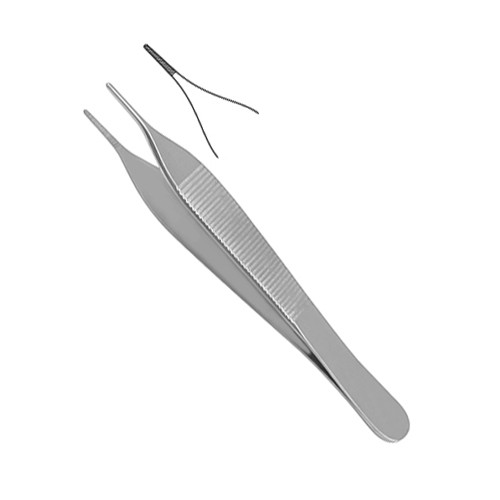 Micro-Adson Dressing Forceps Stainless Steel, 15 cm - 6